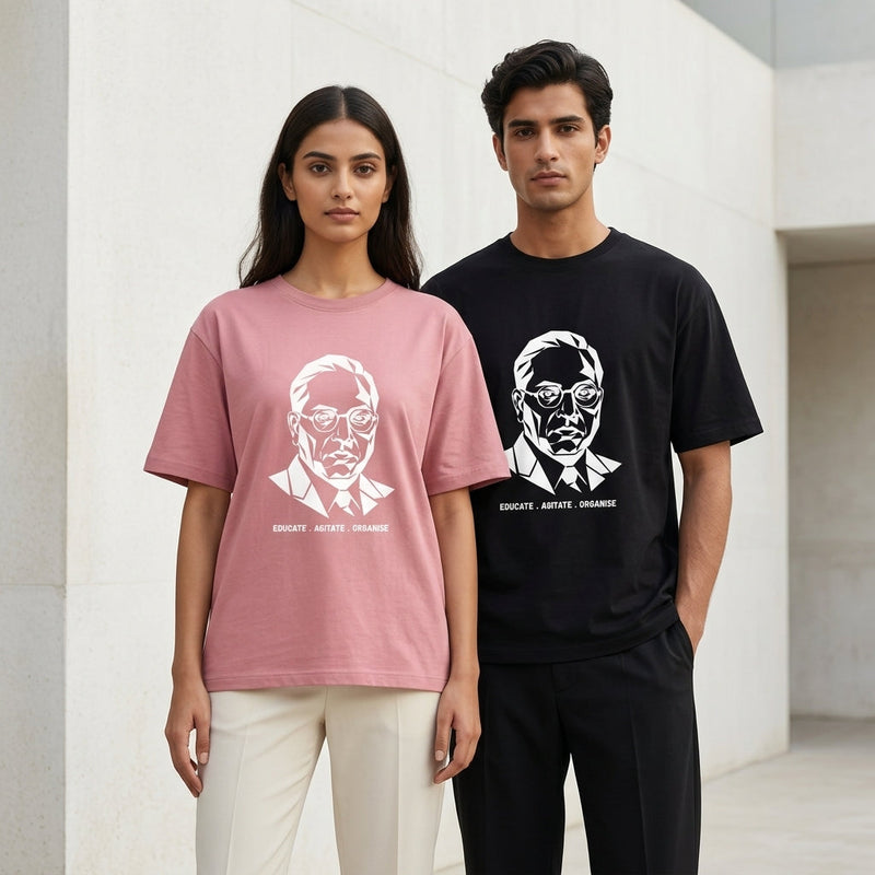 Educate Agitate Organise — Ambedkar Geometric Portrait Collection