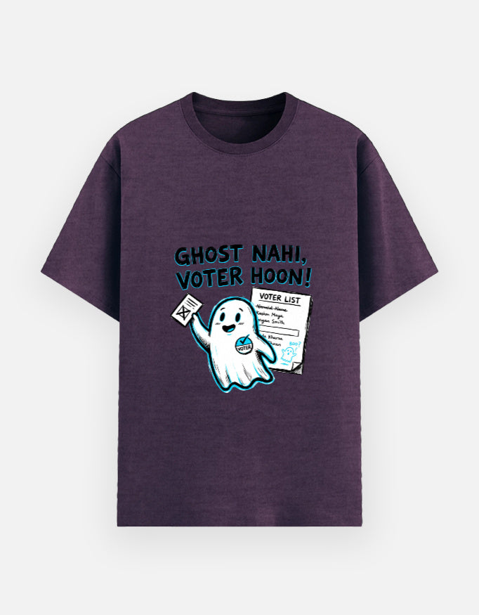 Tshirt Purple melange