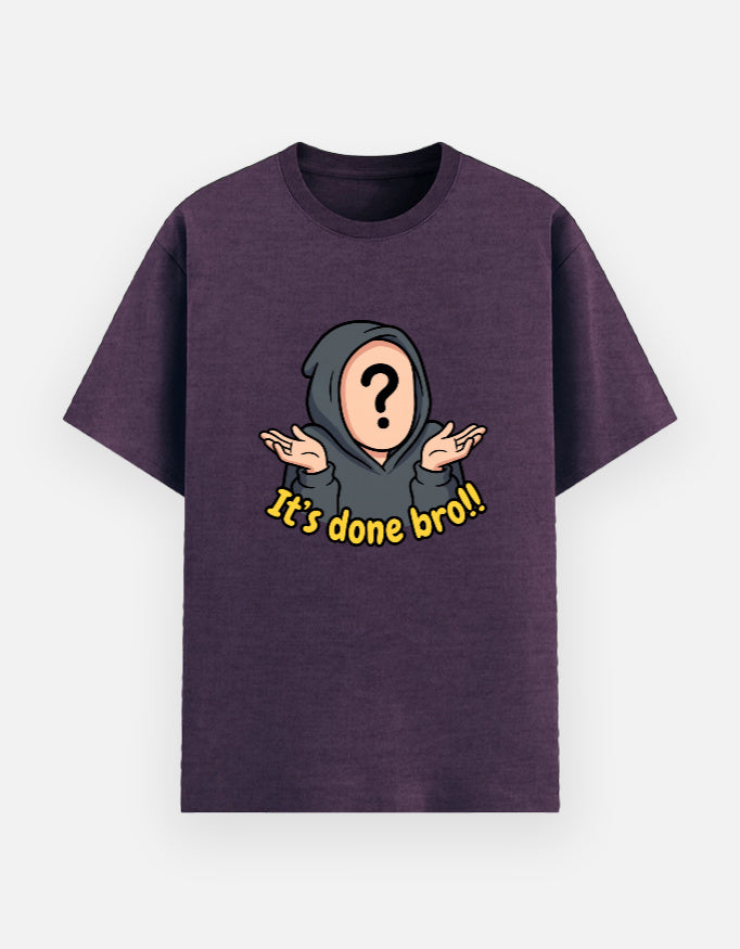 Tshirt Purple melange