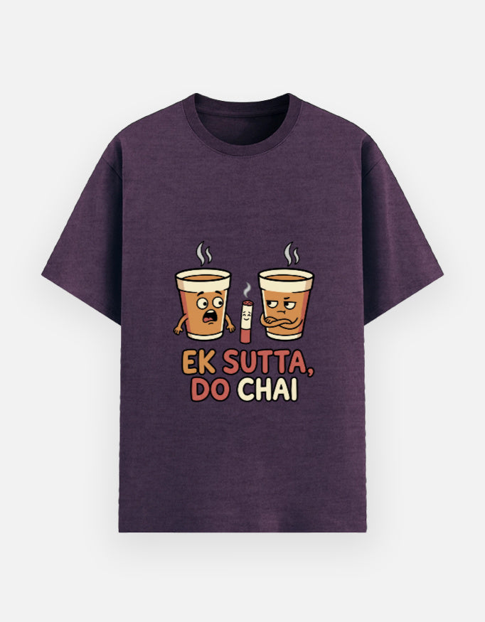 Tshirt Purple melange